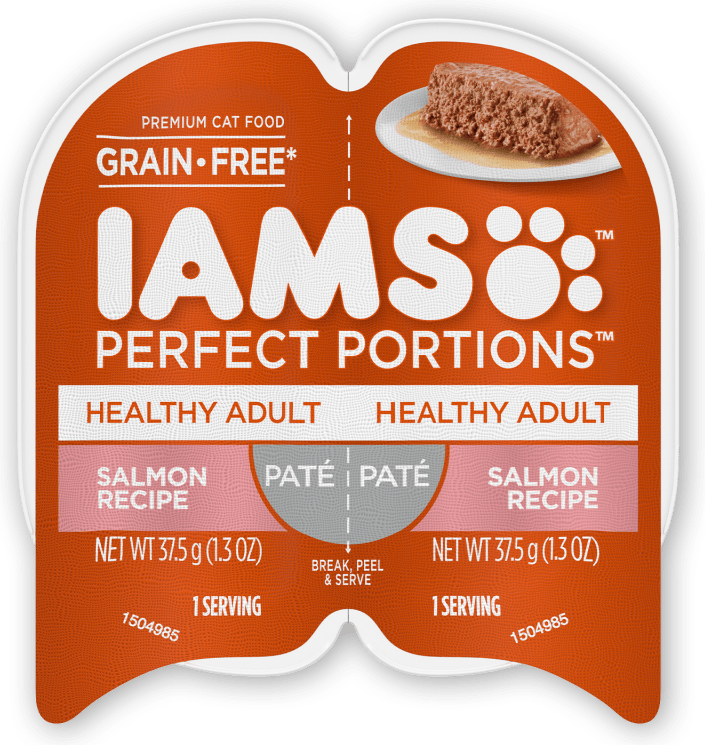 Iams Perfect Portions Healthy Adult Paté - Salmon Recipe